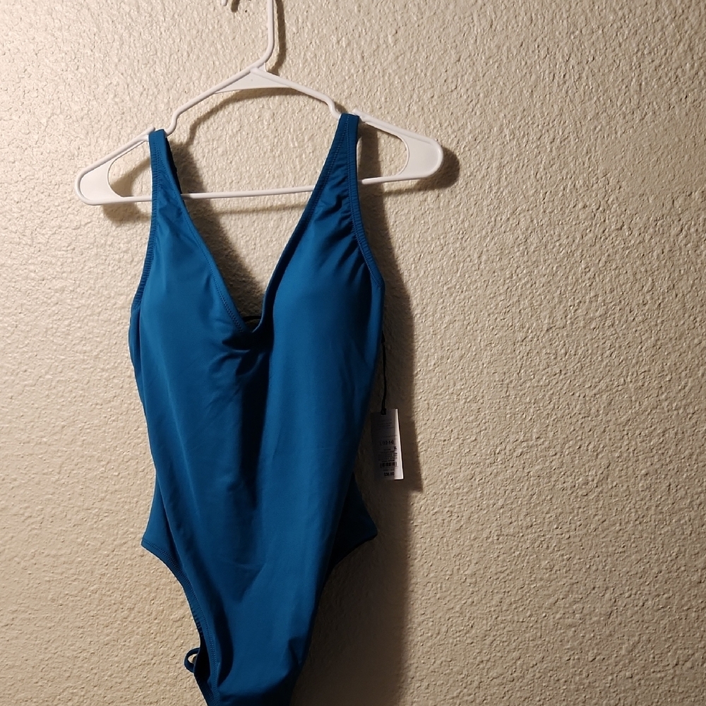 Shade & Shore Teal One-Piece Swimsuit